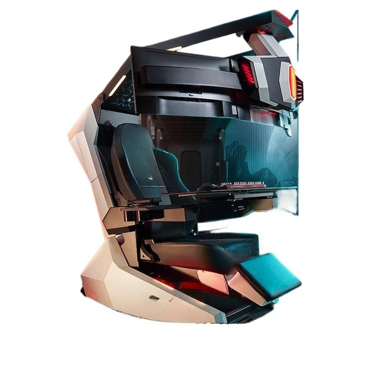 F8 e-sports cabin, e-sports chair, cockpit ergonomic chair, computer chair table integrated e-sports space capsule
F8 e-sports cabin, e-sports chair, cockpit ergonomic chair, computer chair table integrated e-sports space capsule