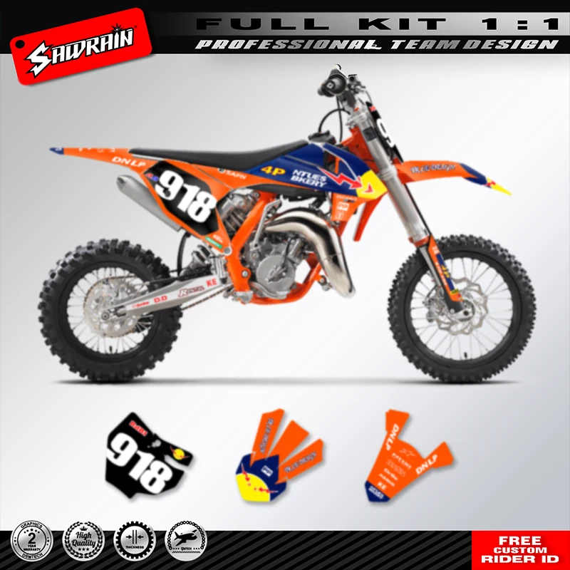 Набор наклеек с графикой мотоцикла Sawrain Custom Team для KTM SX65 2016 2017 2018 2019 2020 2021 2022 2023
Набор наклеек с графикой мотоцикла Sawrain Custom Team для KTM SX65 2016 2017 2018 2019 2020 2021 2022 2023