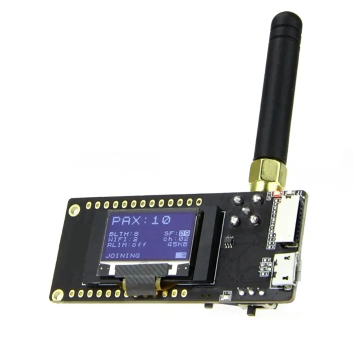 ABGN LoRa32 V2.1-1.6 Версия 433 МГц ESP-32 SMA CH9102F LoRa OLED 0,96-дюймовая SD-карта Bluetooth WIFI модуль
ABGN LoRa32 V2.1-1.6 Версия 433 МГц ESP-32 SMA CH9102F LoRa OLED 0,96-дюймовая SD-карта Bluetooth WIFI модуль