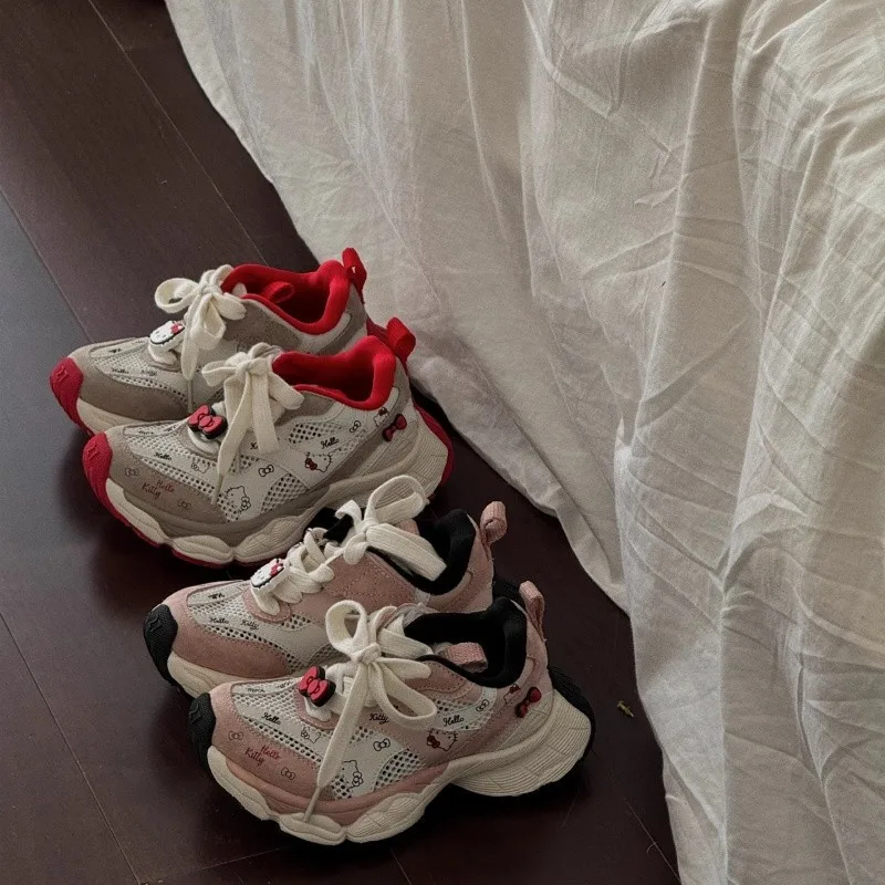 Kids'Casual Shoes Sneakers Hello Kitty Bow Mesh Spring Running Shoes For Children Anti-slip Anti-slip Pink Red Size 30-37
Kids'Casual Shoes Sneakers Hello Kitty Bow Mesh Spring Running Shoes For Children Anti-slip Anti-slip Pink Red Size 30-37