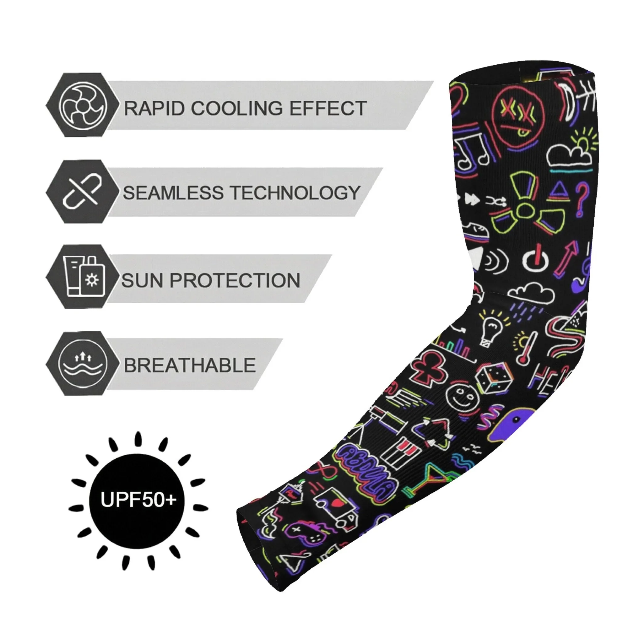 Hip-hop Street Graffiti Style Sleeves Breathable Comfortable Non-slip Outdoor Fishing Camping Picnic Garden Sunscreen Sleeves
Hip-hop Street Graffiti Style Sleeves Breathable Comfortable Non-slip Outdoor Fishing Camping Picnic Garden Sunscreen Sleeves