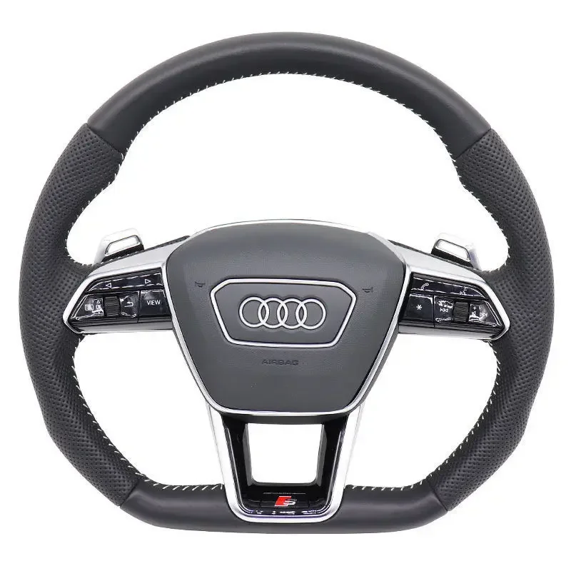 Подходит для модификации плоского дна Q5 Sport, новые зажимы для кнопок, многофункциональное рулевое колесо Audi
Подходит для модификации плоского дна Q5 Sport, новые зажимы для кнопок, многофункциональное рулевое колесо Audi