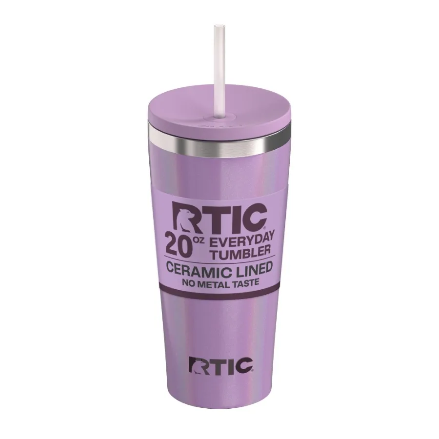20 oz Ceramic Lined Everyday Tumbler with Spill-Resistant Straw Lid, Lavender Glitter
20 oz Ceramic Lined Everyday Tumbler with Spill-Resistant Straw Lid, Lavender Glitter