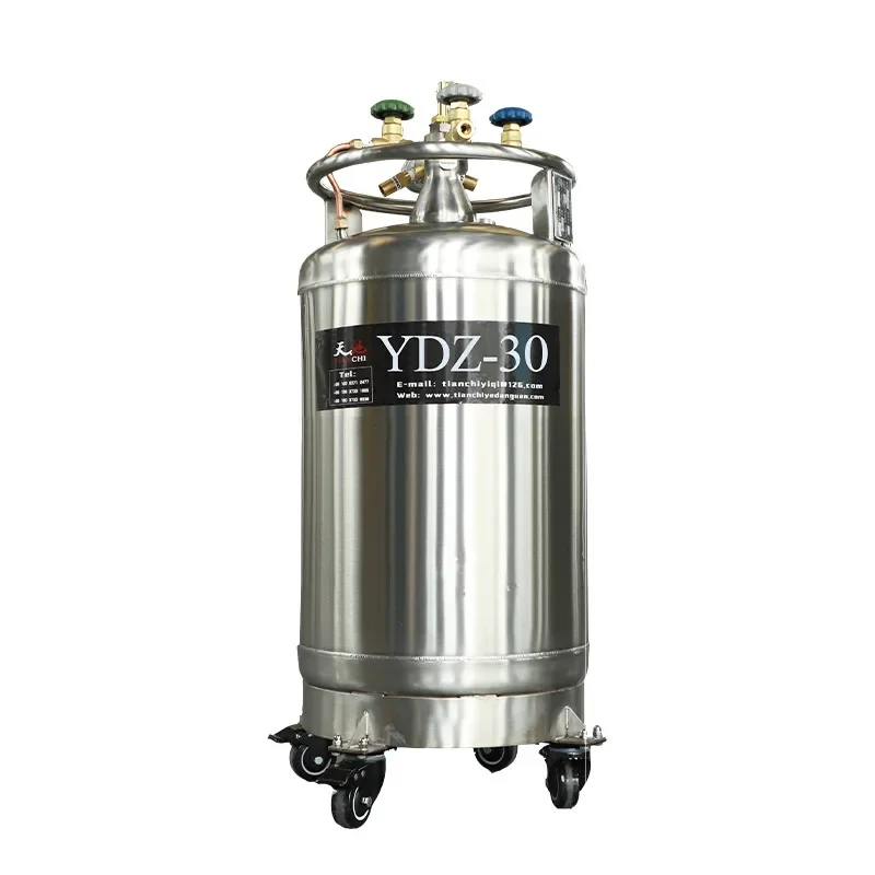 Self-pressurized Cryogenic Tank YDZ-15 ~ 1000L Stainless Steel Storage Liquid Nitrogen Container
Self-pressurized Cryogenic Tank YDZ-15 ~ 1000L Stainless Steel Storage Liquid Nitrogen Container
