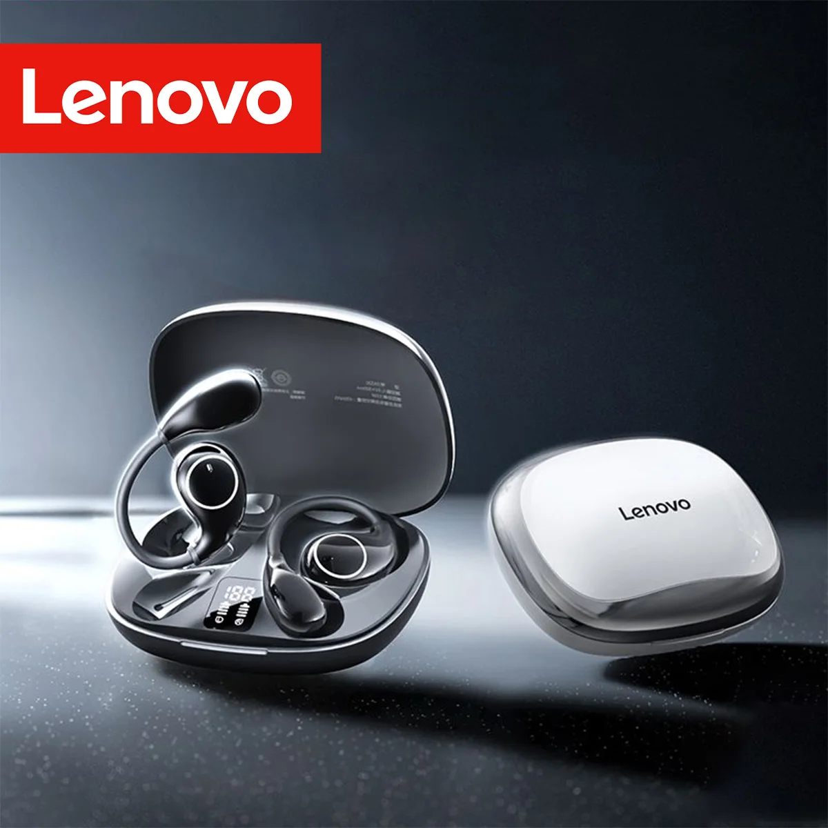 Lenovo Wireless Tws Ear Hook Earbuds with Mic Anti-Fall, Ultra Long Endurance Hifi Stereo Sound Bass Hifi Headphones for Running
Lenovo Wireless Tws Ear Hook Earbuds with Mic Anti-Fall, Ultra Long Endurance Hifi Stereo Sound Bass Hifi Headphones for Running