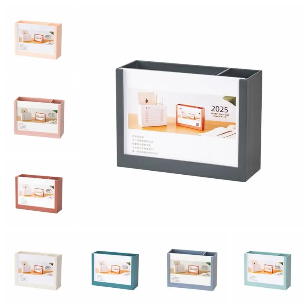 2025 Calendar Desk Calendar Organizers Multi-Function Reusable Desktop Stationery Organizer Creative Durable Pencil Storage Box
2025 Calendar Desk Calendar Organizers Multi-Function Reusable Desktop Stationery Organizer Creative Durable Pencil Storage Box
