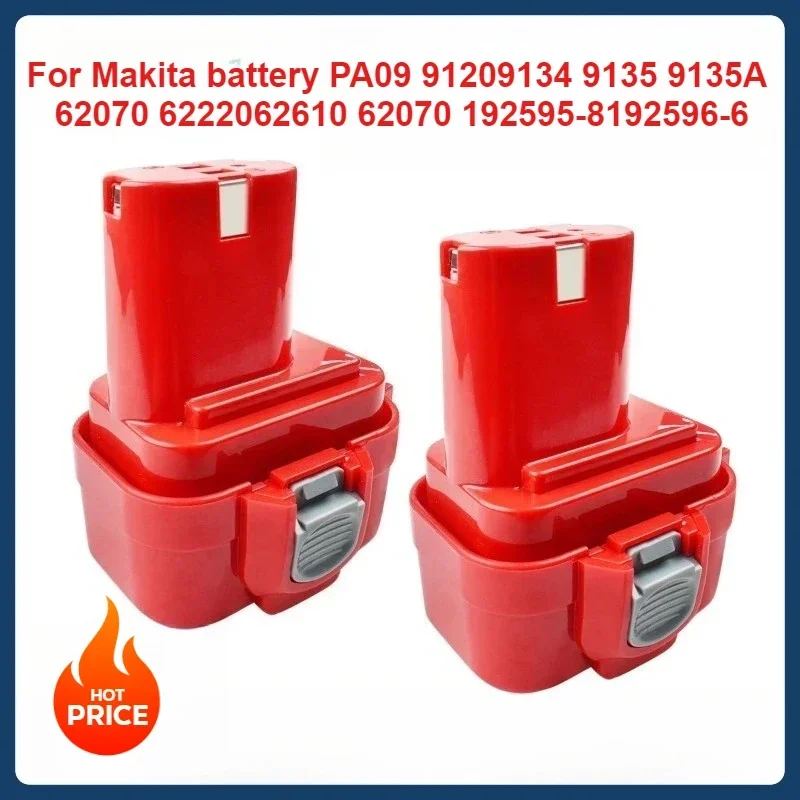 Сменный аккумулятор 9,6 В, 1500 мАч для электроинструмента Makita PA09 9120 9134 9135 9135A 6207D 6222D 6261D 6207D 192595-8 192596-6
Сменный аккумулятор 9,6 В, 1500 мАч для электроинструмента Makita PA09 9120 9134 9135 9135A 6207D 6222D 6261D 6207D 192595-8 192596-6