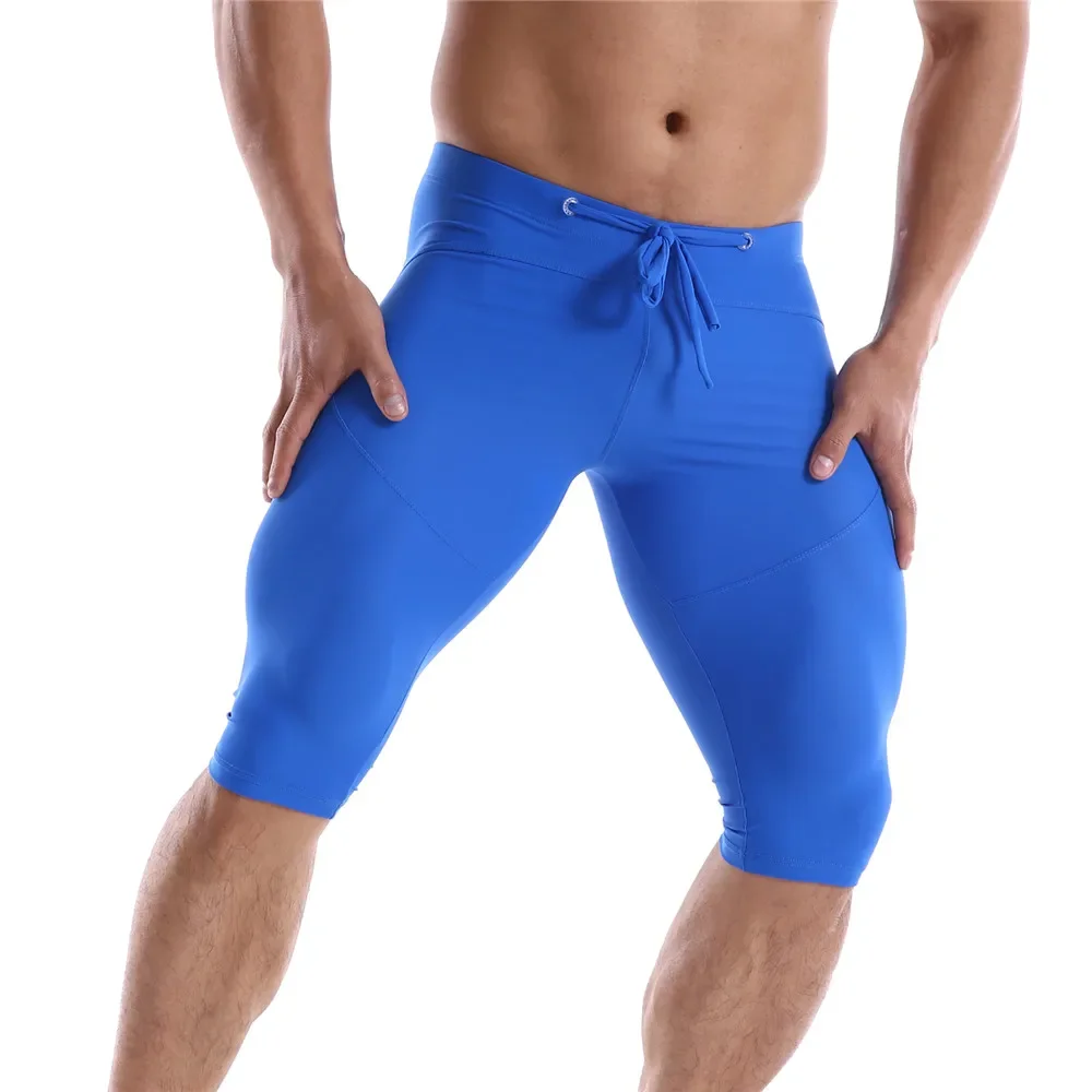 Men's Nylon Solid Color Knee-Length Tight Sports Pants – Mid-Rise Fitness Running & Cycling Shorts Running Pants Cycling Pants
Men's Nylon Solid Color Knee-Length Tight Sports Pants – Mid-Rise Fitness Running & Cycling Shorts Running Pants Cycling Pants