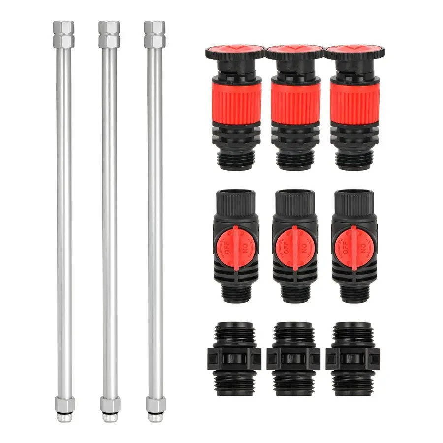 99989 Многорегулируемый спринклер с металлическим удлинителем, 12 шт., подключается к большинству стандартных резьбовых газонных и садовых вод 1 2 дюйма.
99989 Многорегулируемый спринклер с металлическим удлинителем, 12 шт., подключается к большинству стандартных резьбовых газонных и садовых вод 1 2 дюйма.