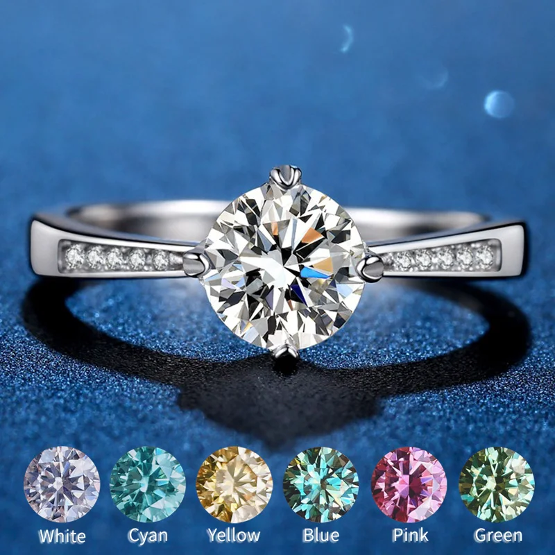 Big Sale Luxury Moissanite Ring 0.5-1 Carat Color D VVS1 Sparkling Jewelry Diamond Wedding Band Classic Style S925 Silver
Big Sale Luxury Moissanite Ring 0.5-1 Carat Color D VVS1 Sparkling Jewelry Diamond Wedding Band Classic Style S925 Silver