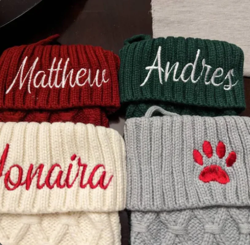 Personalized Christmas Socks, Customized Knitted Socks, Embroidered Family Socks, Holiday Socks, Christmas Gifts
Personalized Christmas Socks, Customized Knitted Socks, Embroidered Family Socks, Holiday Socks, Christmas Gifts