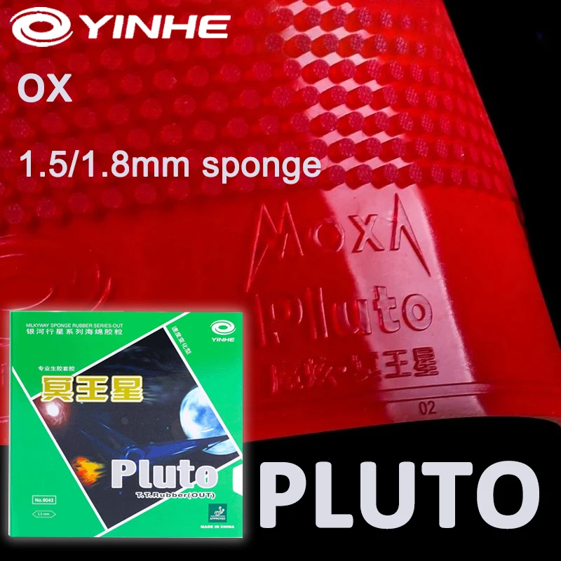 YINHE MOXA PLUTO OX Table Tennis Rubber Pips-out Short Pips Ping Pong Rubber ITTF Approved Table Tennis Rubber 1.5/1.8mm Sponge
YINHE MOXA PLUTO OX Table Tennis Rubber Pips-out Short Pips Ping Pong Rubber ITTF Approved Table Tennis Rubber 1.5/1.8mm Sponge