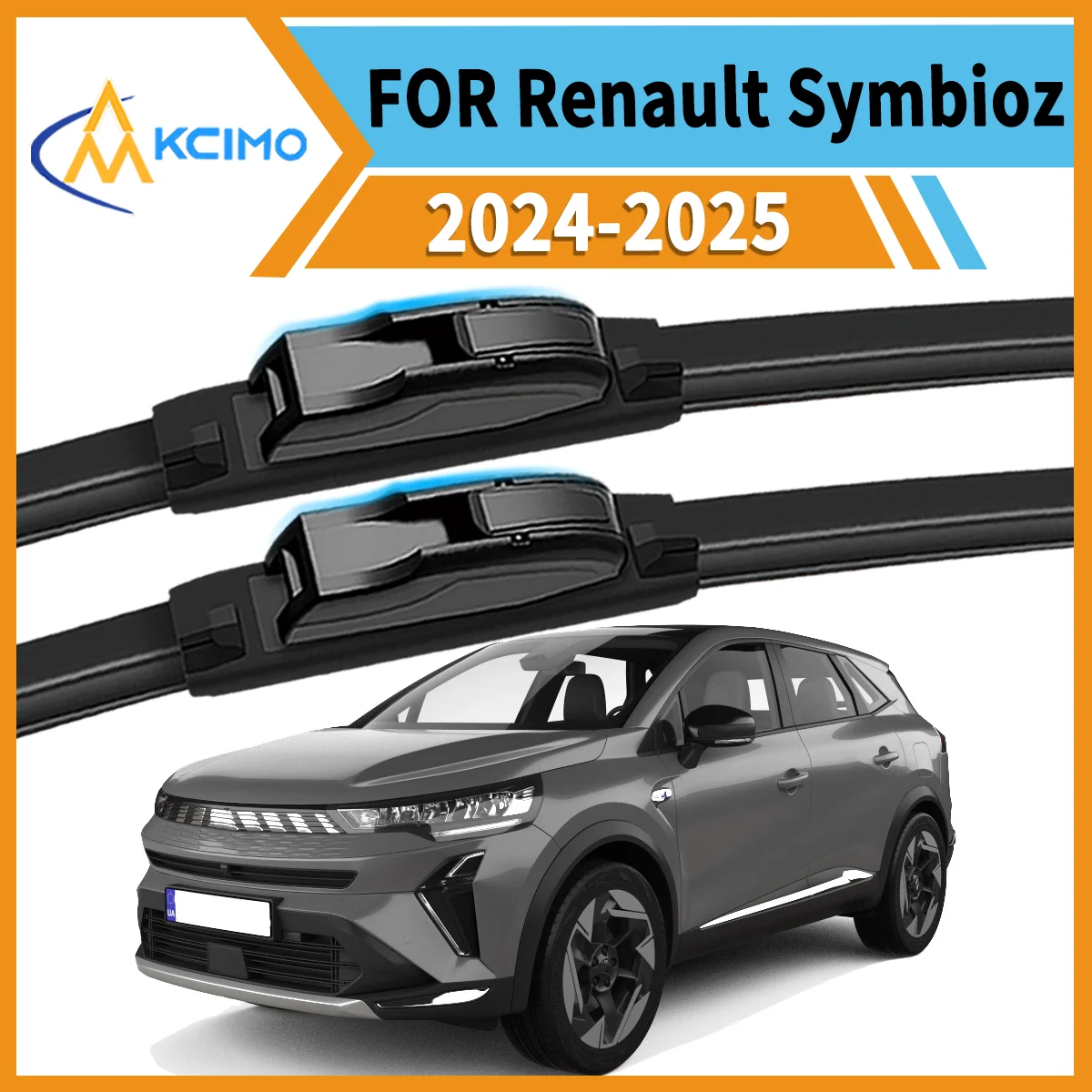 Essential Safety Pair 2 Front Wiper Blades for Renault Symbioz 2024-2025 All-Weather Clarity Durable Easy to Install
Essential Safety Pair 2 Front Wiper Blades for Renault Symbioz 2024-2025 All-Weather Clarity Durable Easy to Install