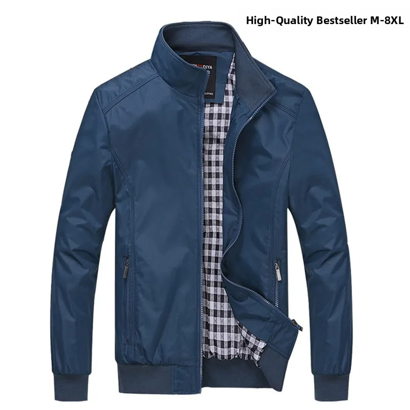 Men's Casual Baseball Jacket Coat Thin Outerwear Large Size 8XL Trendy Style Zipper Decoration Straight Hemline Cotton Blend
Men's Casual Baseball Jacket Coat Thin Outerwear Large Size 8XL Trendy Style Zipper Decoration Straight Hemline Cotton Blend