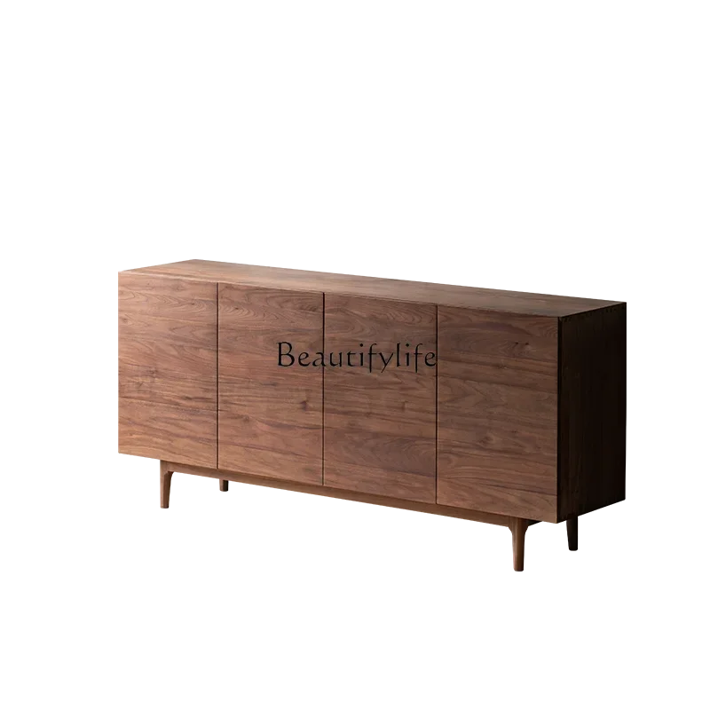 FG28North American black walnut solid wood dining side cabinet modern simple living room wabi wind storage storage cabinet
FG28North American black walnut solid wood dining side cabinet modern simple living room wabi wind storage storage cabinet