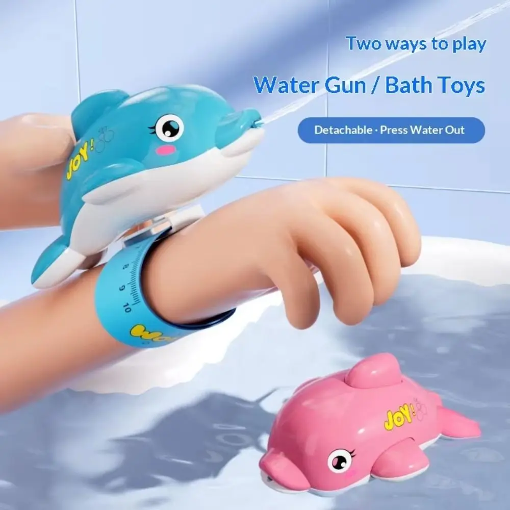 Water Play Squirt Function Wrist Water Toy Bracelet Style Cute Design Turtle Squirt Toy Dolphin Press Type Toy Beach Fun
Water Play Squirt Function Wrist Water Toy Bracelet Style Cute Design Turtle Squirt Toy Dolphin Press Type Toy Beach Fun