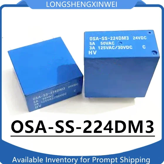 1PCS New OSA-SS-224DM3 DC24V Original Relay 5A 50VAC Two 6-pin
1PCS New OSA-SS-224DM3 DC24V Original Relay 5A 50VAC Two 6-pin