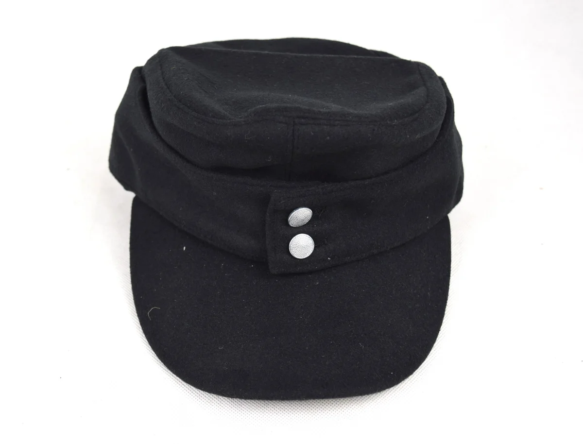 Cosplay German M43 Field Cap Panzer Solider Woolen hat Black Reenactment   
Cosplay German M43 Field Cap Panzer Solider Woolen hat Black Reenactment