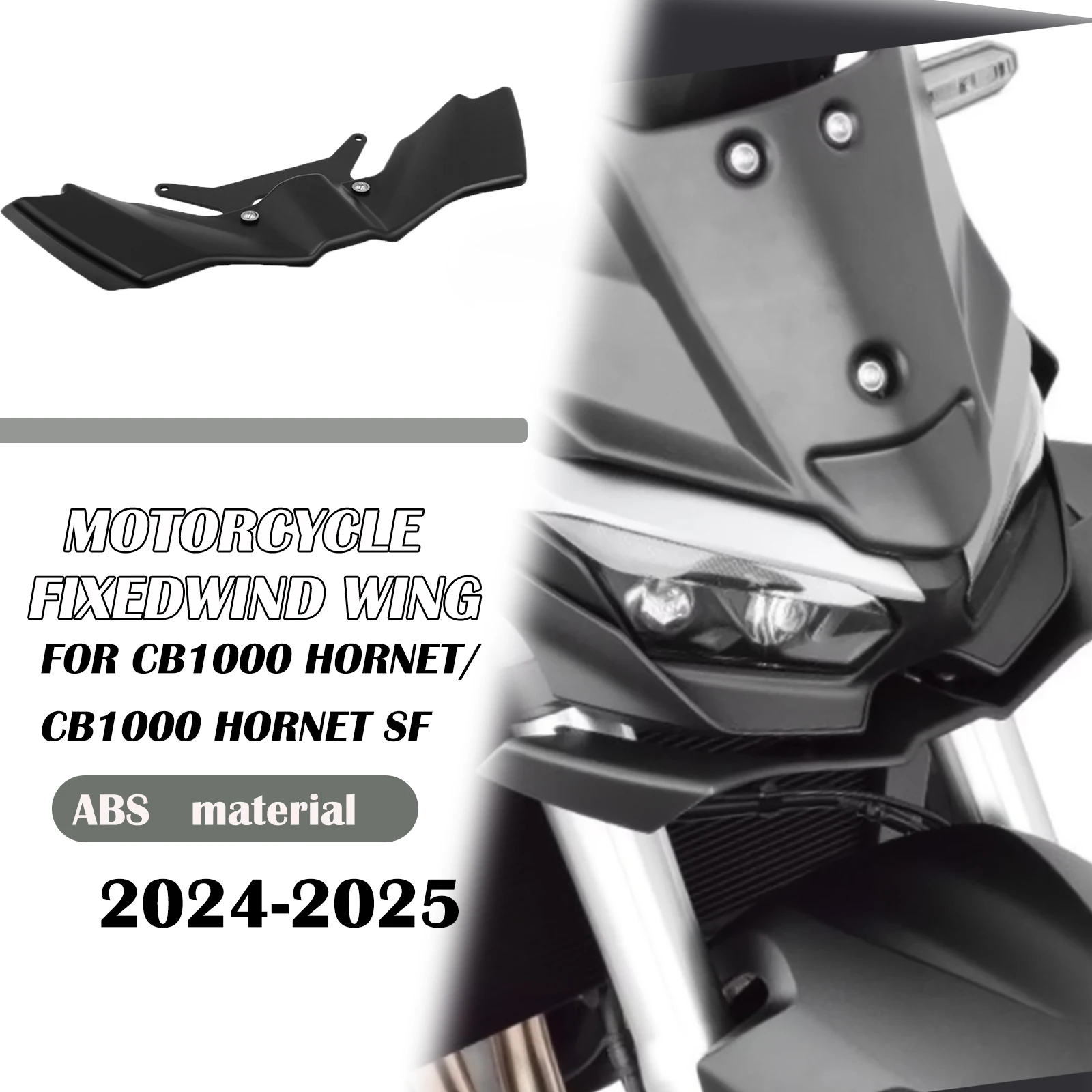 Прижимная сила для мотоцикла, голые передние спойлеры, аэродинамическое крыло, передний спойлер для Honda CB1000 Hornet SP 2024 2025
Прижимная сила для мотоцикла, голые передние спойлеры, аэродинамическое крыло, передний спойлер для Honda CB1000 Hornet SP 2024 2025