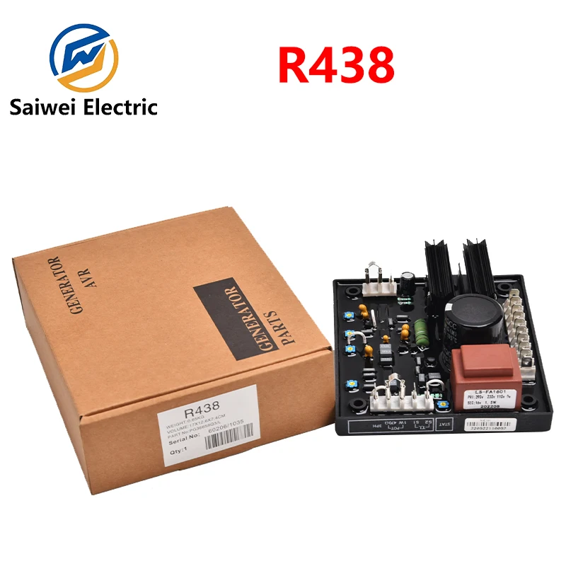AVR R438 Brushless Generator Automatic Voltage Regulating Generator Set High Quality Stabilizer
AVR R438 Brushless Generator Automatic Voltage Regulating Generator Set High Quality Stabilizer