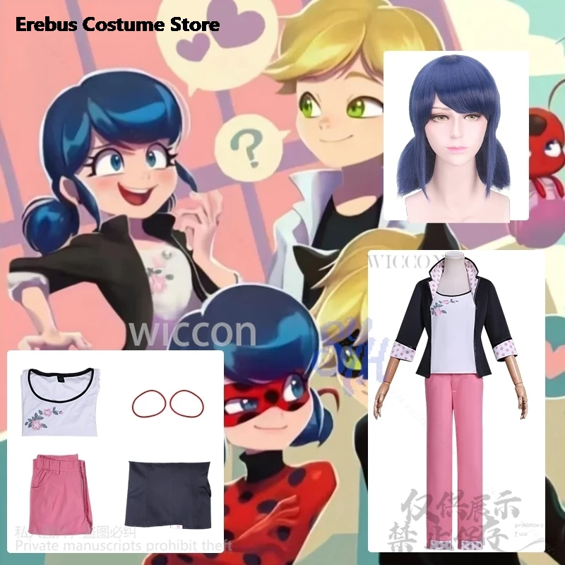 Anime Cartoon Cosplay Anime Costume Black Coat Pink Dots Pink Pant Kawaii Uniform Jirai Kei Girls Halloween Party Customized
Anime Cartoon Cosplay Anime Costume Black Coat Pink Dots Pink Pant Kawaii Uniform Jirai Kei Girls Halloween Party Customized