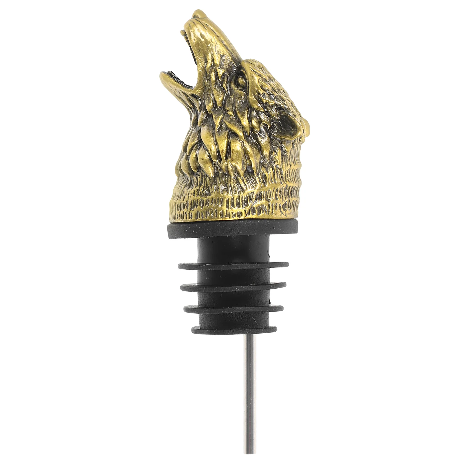 Wolf Head Pourer Vacuum The Beer Bottle Cap Spouts Pourers Stoppers Alloy for Bottles Cock
Wolf Head Pourer Vacuum The Beer Bottle Cap Spouts Pourers Stoppers Alloy for Bottles Cock