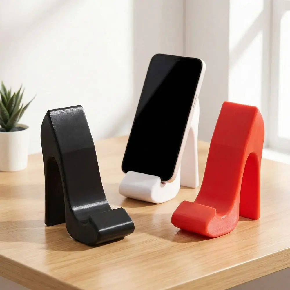 3D Printed High-Heel Phone Stand Creative Universal Smartphones Support Bracket Anti-slip Kawaii Desktop Mobile Phone Holder
3D Printed High-Heel Phone Stand Creative Universal Smartphones Support Bracket Anti-slip Kawaii Desktop Mobile Phone Holder