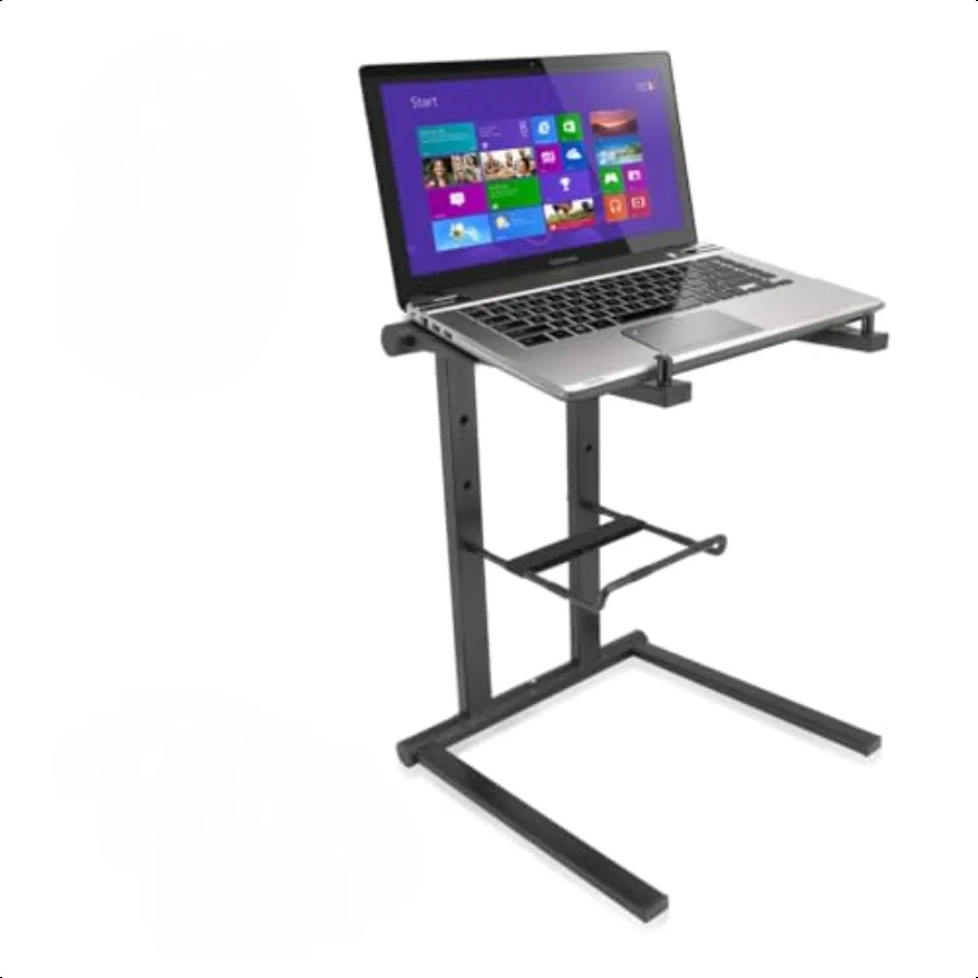 Portable Folding Laptop Stand Foldable Laptop Stand with Adjustable Height Secondary Accory Tray for iPad Tablet DJ Mixer Works 
Portable Folding Laptop Stand Foldable Laptop Stand with Adjustable Height Secondary Accory Tray for iPad Tablet DJ Mixer Works