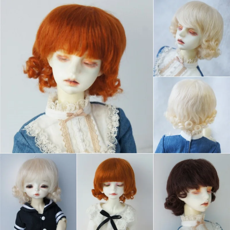JD268 1/8 1/6 1/4 1/3 OB11 YOSD MSD SD DOD 100% Mohair Doll Wigs 5-6" 6-7" 7-8" 8-9" Short Back Mini Curly BJD Hair
JD268 1/8 1/6 1/4 1/3 OB11 YOSD MSD SD DOD 100% Mohair Doll Wigs 5-6" 6-7" 7-8" 8-9" Short Back Mini Curly BJD Hair