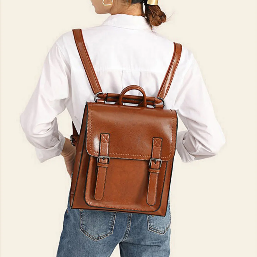 Women Backpack Cross body Shoulder Bag Genuine Leather Girls Lady Real Cowhide Laptop School Book Messenger Bags Backpacks
Women Backpack Cross body Shoulder Bag Genuine Leather Girls Lady Real Cowhide Laptop School Book Messenger Bags Backpacks