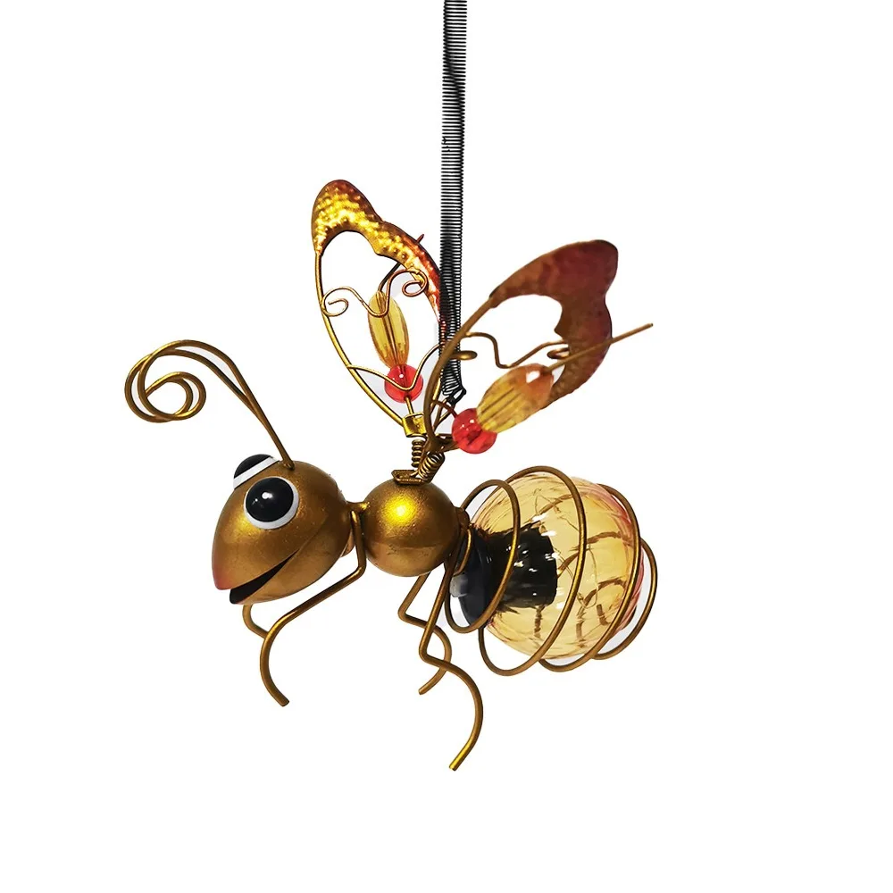 Creative Solar Iron Insect Statue 3D Simulation Iron Art Solar Powered Insect Lamp Colorful Waterproof
Creative Solar Iron Insect Statue 3D Simulation Iron Art Solar Powered Insect Lamp Colorful Waterproof