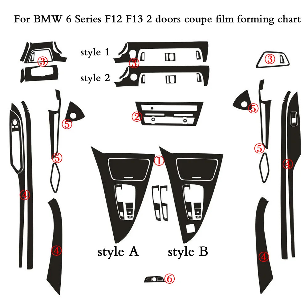 Carbon Fiber Car Interior Center Door Handle Console Cover Color Change Molding Sticker Decals For BMW 6 Series F12 F13 coupe
Carbon Fiber Car Interior Center Door Handle Console Cover Color Change Molding Sticker Decals For BMW 6 Series F12 F13 coupe