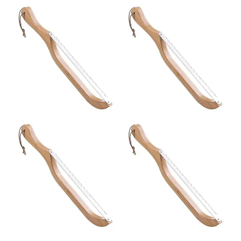 A53Q-4X Wooden Bread Bow Knife 15.8Inch Serrated Knife With Wooden Handle Bread Slicer
A53Q-4X Wooden Bread Bow Knife 15.8Inch Serrated Knife With Wooden Handle Bread Slicer