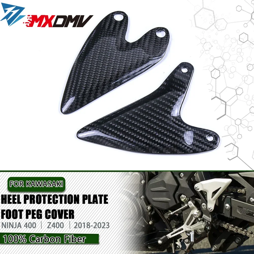 Full Dry 3K Carbon Fiber Motorcycle Accessories Heel protection plate Foot Peg board For Kawasaki Ninja 400 Z400 2018 -2023
Full Dry 3K Carbon Fiber Motorcycle Accessories Heel protection plate Foot Peg board For Kawasaki Ninja 400 Z400 2018 -2023
