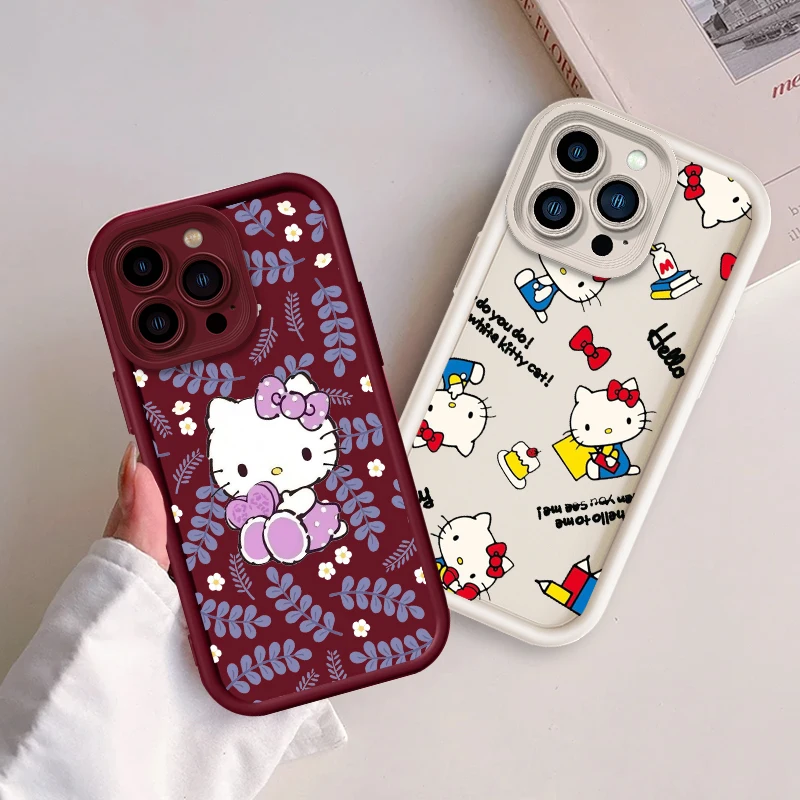 Hello Kitty Cute Cartoon For Apple iPhone 15 14 13 12 Pro Max Mini 11 XS X XR 8 7 6 Plus Eye Ladder Cover Capa Fundas
Hello Kitty Cute Cartoon For Apple iPhone 15 14 13 12 Pro Max Mini 11 XS X XR 8 7 6 Plus Eye Ladder Cover Capa Fundas