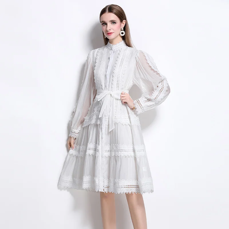 2025 Vintage Palace Style French Women's Clothing Banquet Mature Women's Dress Long Sleeved Patchwork Lace Formal Dress
2025 Vintage Palace Style French Women's Clothing Banquet Mature Women's Dress Long Sleeved Patchwork Lace Formal Dress