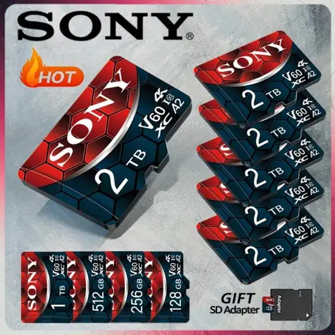 2TB/1TB SONY Max Micro SD Card Memory Card 128GB 512GB High Speed Cartao De Memoria Flash Memory TF Card C10 for XiaoMi Sandisk