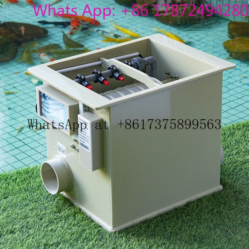 10m³/h (10t) PP Drum Filter QihangRAS, High Quality Factory Price Aquarium Fish Pond Koi Aquaculture Filter
10m³/h (10t) PP Drum Filter QihangRAS, High Quality Factory Price Aquarium Fish Pond Koi Aquaculture Filter