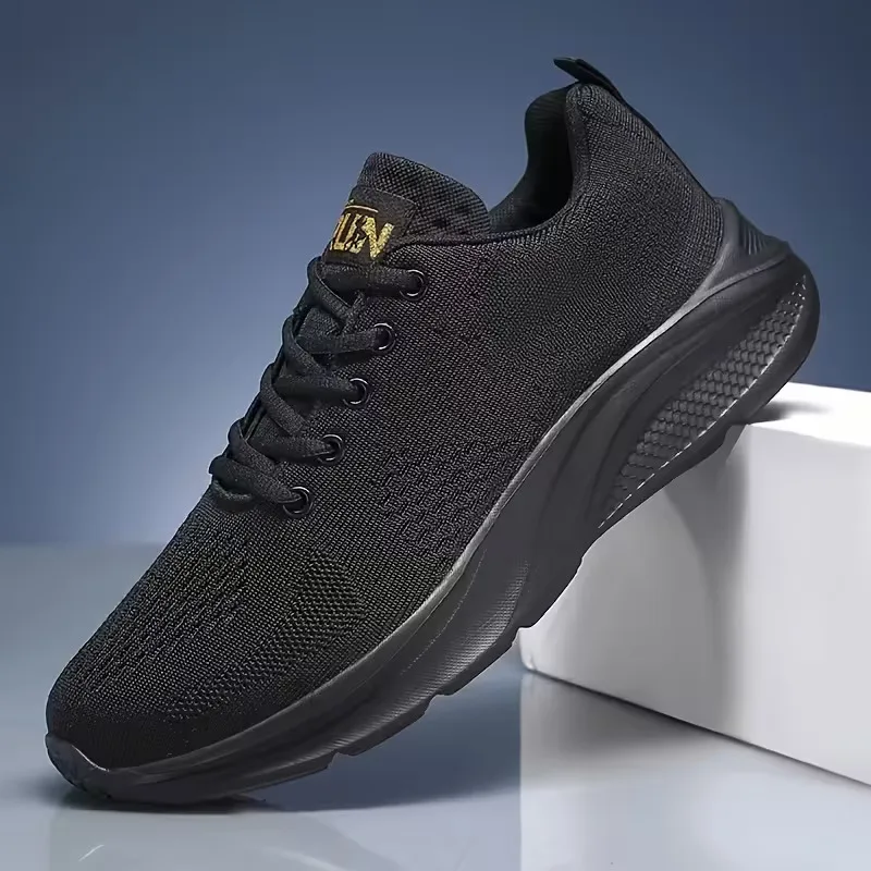 Men's Breathable Knit Running Shoes Lightweight Non-slip Sneakers for Casual Walking Athletic Training
Men's Breathable Knit Running Shoes Lightweight Non-slip Sneakers for Casual Walking Athletic Training