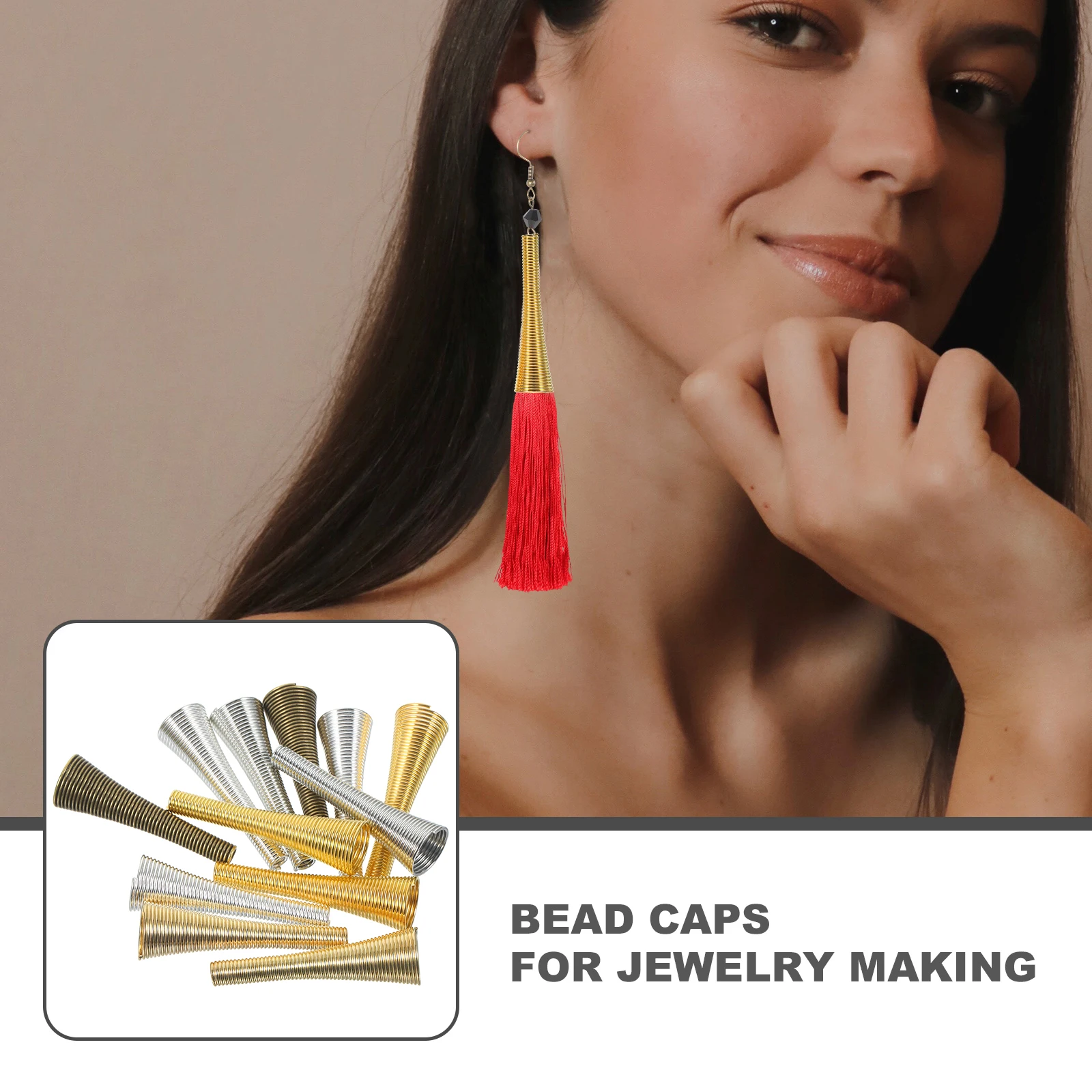 60pcs 30mm Bead Caps for Jewelry Making Bracelet Necklace Earrings DIY Supplies Craft Spacer Metal Beads Caps Beads
60pcs 30mm Bead Caps for Jewelry Making Bracelet Necklace Earrings DIY Supplies Craft Spacer Metal Beads Caps Beads