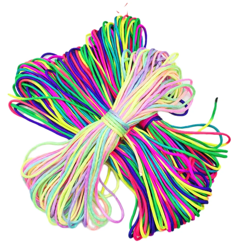 Parachute Cord Lanyard Camping Equipment Rainbow Colors Cord Rope Rainbow Para-cord Rope DIY Survival Bracelet Parachute Lanyard
Parachute Cord Lanyard Camping Equipment Rainbow Colors Cord Rope Rainbow Para-cord Rope DIY Survival Bracelet Parachute Lanyard