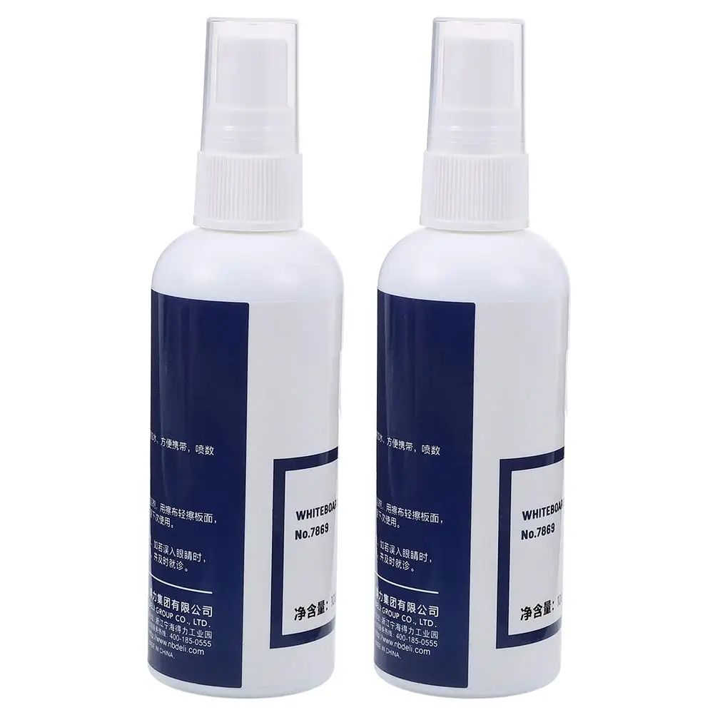 2 Pcs Detergent Portable Whiteboard Cleaner Spray Wipe The Water One-handed Hygiene
2 Pcs Detergent Portable Whiteboard Cleaner Spray Wipe The Water One-handed Hygiene