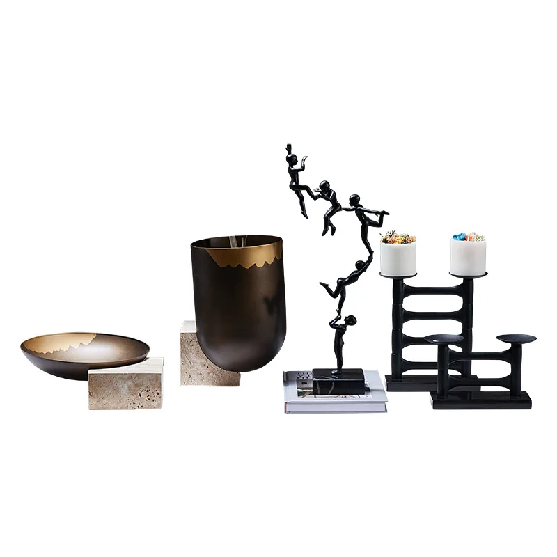 Легкая роскошная модель комнаты, металлическая цветочная посуда, подсвечник, тарелка с фруктами, комбинированное украшение для входа в гостиную
Легкая роскошная модель комнаты, металлическая цветочная посуда, подсвечник, тарелка с фруктами, комбинированное украшение для входа в гостиную