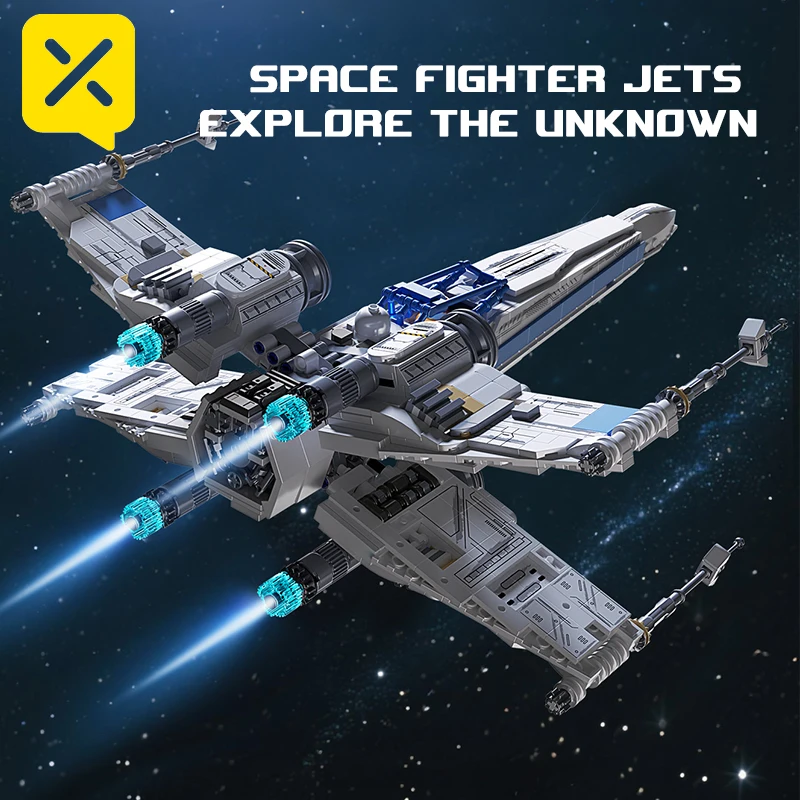 TOYLINX Space Fighter Jet DIY Модель Кирпичи 1271 шт. Moc Строительные блоки Развивающие игрушки Подарки на день рождения Рождественские подарки для детей
TOYLINX Space Fighter Jet DIY Модель Кирпичи 1271 шт. Moc Строительные блоки Развивающие игрушки Подарки на день рождения Рождественские подарки для детей