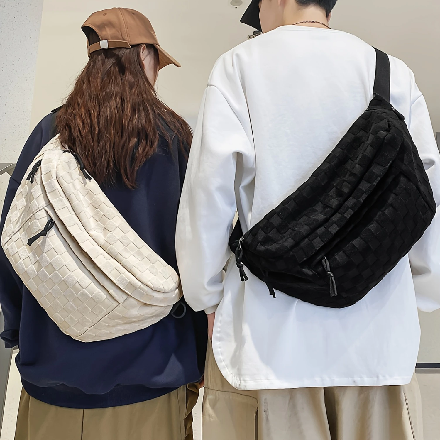 Trendy Large Capacity Crossbody Bag, Fashion Chest Sling Bag, Women's Casual Shoulder Purse & Waist Fanny Pack Bum Bag Fanny Pac
Trendy Large Capacity Crossbody Bag, Fashion Chest Sling Bag, Women's Casual Shoulder Purse & Waist Fanny Pack Bum Bag Fanny Pac