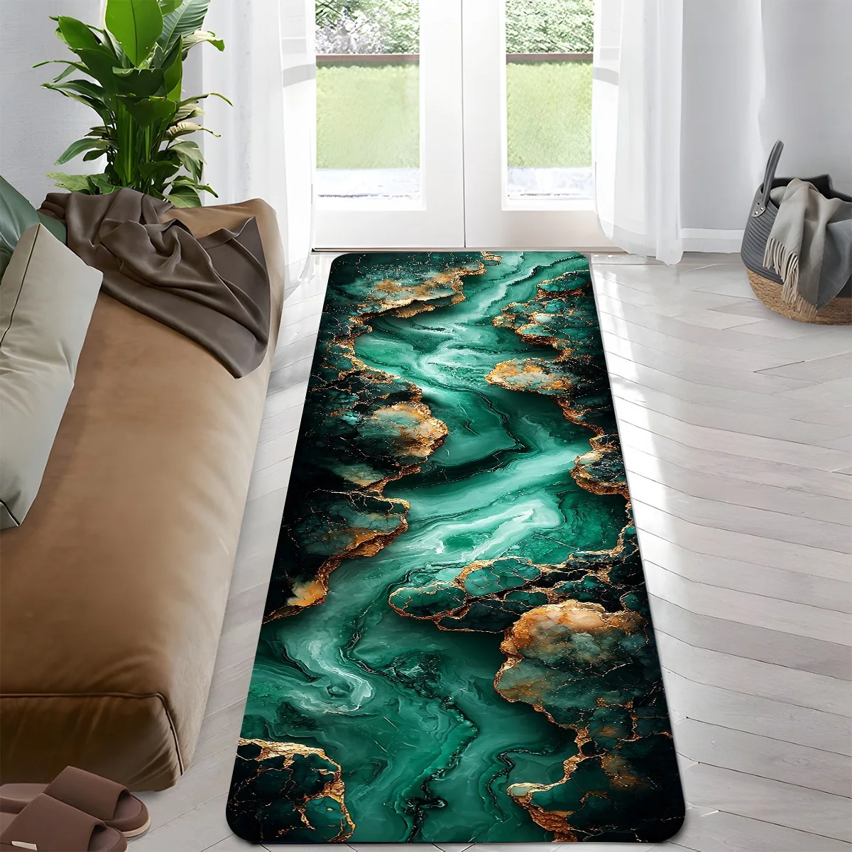 Luxurious Emerald Green Marble Kitchen Long Mat, Non-Slip Washable Durable Floor Mat for Hallway,Kitchen,Bedroom, Entryway Decor
Luxurious Emerald Green Marble Kitchen Long Mat, Non-Slip Washable Durable Floor Mat for Hallway,Kitchen,Bedroom, Entryway Decor