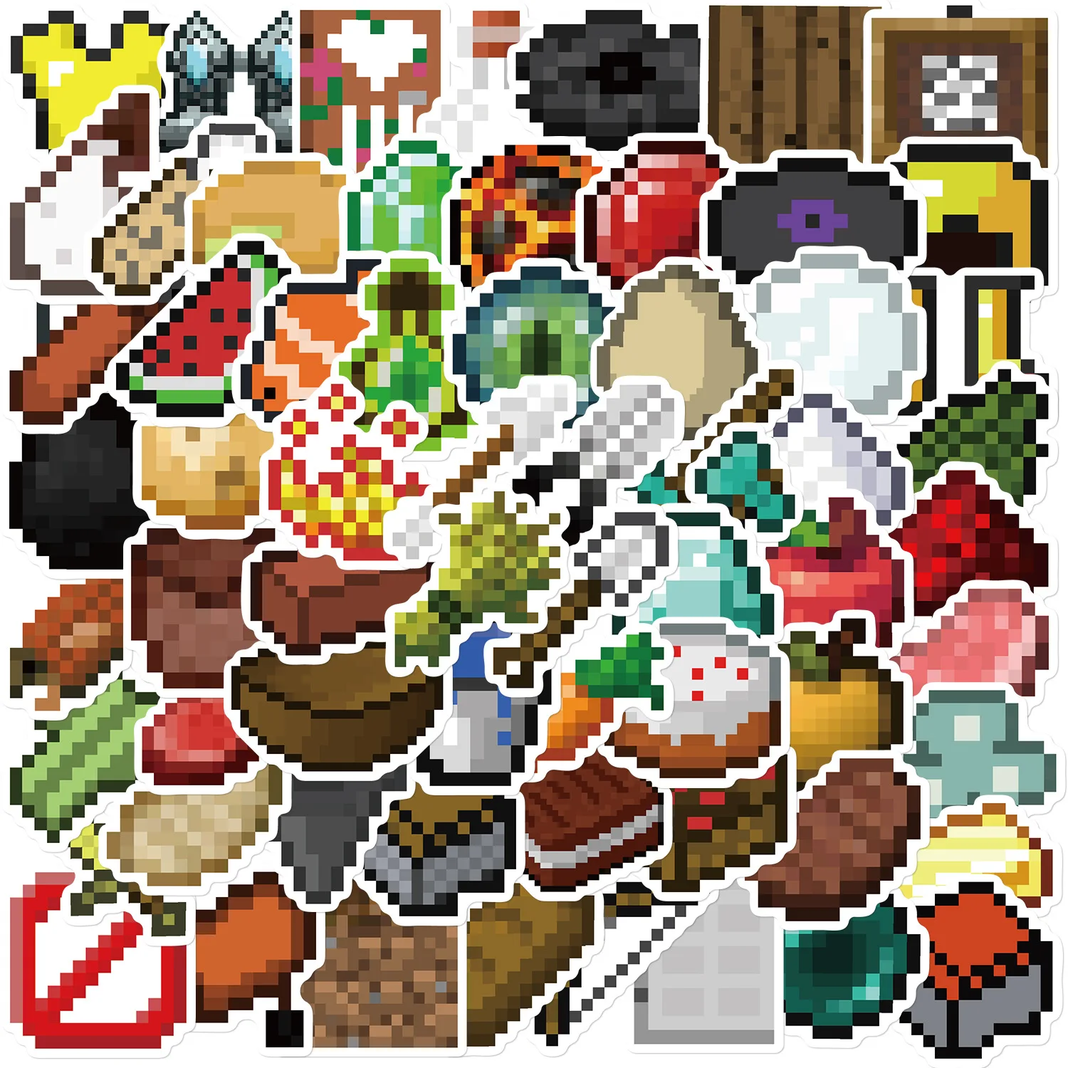 Hot Sale Fashion70/140PCS Creative Pixel Game Stickers Decorative Phone Cases, Laptops, Cups, Skateboards DIY Waterproof Sticker
Hot Sale Fashion70/140PCS Creative Pixel Game Stickers Decorative Phone Cases, Laptops, Cups, Skateboards DIY Waterproof Sticker