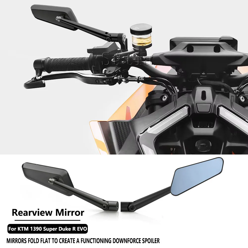 For KTM 1390 Super Duke R 1390 SUPER DUKE EVO Wind Wing Mirrors Motorcycle Aluminum Side View Mirrors Rear View Mirrors
For KTM 1390 Super Duke R 1390 SUPER DUKE EVO Wind Wing Mirrors Motorcycle Aluminum Side View Mirrors Rear View Mirrors