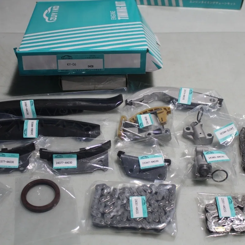 D4CB Timing Chain Kit for hyundai Grand Starex Mighty Sorento 2002-2008 D4CB Engine 24351-4a020 24361-4a020 24380-4a030 KY-06
D4CB Timing Chain Kit for hyundai Grand Starex Mighty Sorento 2002-2008 D4CB Engine 24351-4a020 24361-4a020 24380-4a030 KY-06