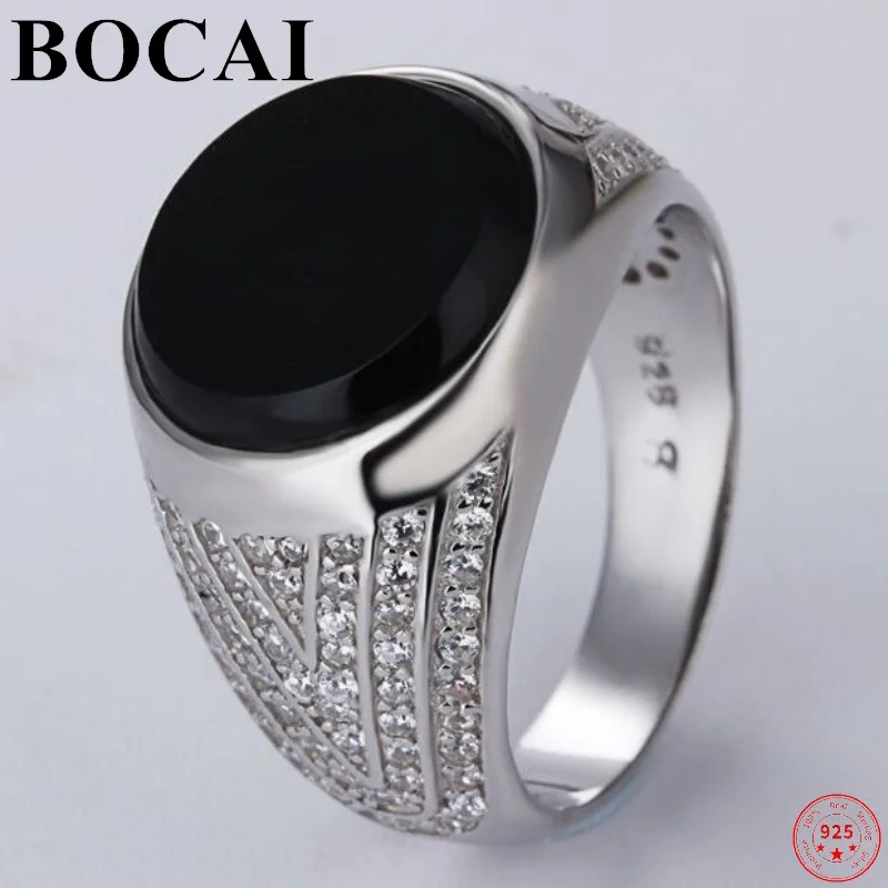 Натуральное кольцо BOCAI из стерлингового серебра 925 пробы для мужчин, новая мода, циркон, агат, стиль Ближнего Востока, ювелирные изделия из чистого аргентума
Натуральное кольцо BOCAI из стерлингового серебра 925 пробы для мужчин, новая мода, циркон, агат, стиль Ближнего Востока, ювелирные изделия из чистого аргентума